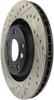 StopTech 127.33088R Sport Cross-Drilled And Slotted Disc Brake Rotor Fits S4