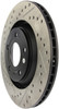 StopTech 127.33088R Sport Cross-Drilled And Slotted Disc Brake Rotor Fits S4