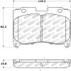 StopTech 309.06290 StopTech Sport Brake Pads Fits 93-98 Supra