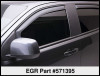 EGR 571395 SlimLine In-Channel WindowVisors Set of 4 Fits 15-21 Canyon Colorado