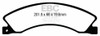 EBC Brakes UD15651 Ultimax  Brake Pads Fits 12-23 NV1500 NV2500 NV3500 TITAN XD