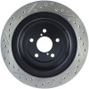 StopTech 127.47025L Sport Cross-Drilled And Slotted Disc Brake Rotor