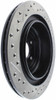 StopTech 127.47025L Sport Cross-Drilled And Slotted Disc Brake Rotor