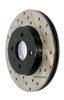 StopTech 127.62005R Sport Cross-Drilled And Slotted Disc Brake Rotor