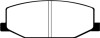 EBC Brakes DP2534 Greenstuff 2000 Series Sport Brake Pads Fits 94-95 Samurai