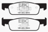 EBC Brakes UD1830 Ultimax  Brake Pads Fits 16-19 Fortwo