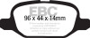 EBC Brakes DP21880 Greenstuff 2000 Series Sport Brake Pads Fits 12-18 500