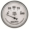 AutoMeter 1227 Old Tyme White II Oil Pressure Gauge