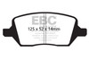 EBC Brakes ED91737 Truck/SUV Extra Duty Brake Pads
