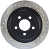 StopTech 127.61111L Sport Cross-Drilled And Slotted Disc Brake Rotor