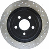 StopTech 127.61111L Sport Cross-Drilled And Slotted Disc Brake Rotor