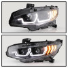 Spyder Auto 5087867 Projector Headlights Fits 16-20 Civic