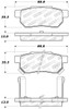StopTech 309.03740 StopTech Sport Brake Pads Fits City Civic Fit Integra Prelude