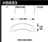 Hawk Performance HB893P.770 SuperDuty Disc Brake Pad Fits 08-19 E-450 Super Duty
