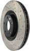 StopTech 127.33087L Sport Cross-Drilled And Slotted Disc Brake Rotor Fits S4