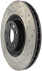 StopTech 127.33087L Sport Cross-Drilled And Slotted Disc Brake Rotor Fits S4
