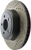 StopTech 127.63062R Sport Cross-Drilled And Slotted Disc Brake Rotor