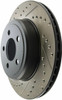 StopTech 127.63062R Sport Cross-Drilled And Slotted Disc Brake Rotor