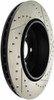 StopTech 127.63062R Sport Cross-Drilled And Slotted Disc Brake Rotor