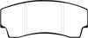 EBC Brakes DP3008C Redstuff Ceramic Low Dust Brake Pads