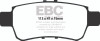 EBC Brakes DP41744R Yellowstuff Street And Track Brake Pads Fits 05-10 Odyssey