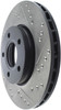 StopTech 127.61100L Sport Cross-Drilled And Slotted Disc Brake Rotor