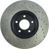 StopTech 128.45078L Sport Cross-Drilled Disc Brake Rotor Fits 07-13 3