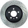 StopTech 127.61114R Sport Cross-Drilled And Slotted Disc Brake Rotor