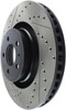 StopTech 127.61114R Sport Cross-Drilled And Slotted Disc Brake Rotor