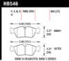 Hawk Performance HB546Z.654 Performance Ceramic Disc Brake Pad