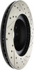 StopTech 127.45051R Sport Cross-Drilled And Slotted Disc Brake Rotor Fits RX-7