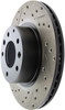StopTech 127.45051R Sport Cross-Drilled And Slotted Disc Brake Rotor Fits RX-7