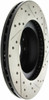 StopTech 127.45051R Sport Cross-Drilled And Slotted Disc Brake Rotor Fits RX-7