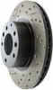 StopTech 127.45051R Sport Cross-Drilled And Slotted Disc Brake Rotor Fits RX-7