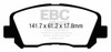 EBC Brakes UD1640 Ultimax  Brake Pads Fits 13-17 200 Dart