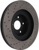 StopTech 128.47018R Sport Cross-Drilled Disc Brake Rotor