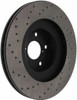 StopTech 128.47018R Sport Cross-Drilled Disc Brake Rotor