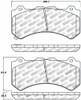 StopTech 309.13820 StopTech Sport Brake Pads Fits 09-18 GT-R Karma