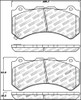 StopTech 309.13820 StopTech Sport Brake Pads Fits 09-18 GT-R Karma