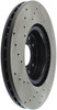 StopTech 128.33098L Sport Cross-Drilled Disc Brake Rotor
