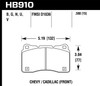 Hawk Performance HB910U.590 DTC-70 Disc Brake Pad Fits ATS Corvette CT6 CTS XTS