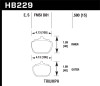 Hawk Performance HB229E.580 Blue 9012 Disc Brake Pad Fits 70-81 Stag TR8