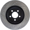StopTech 127.63059L Sport Cross-Drilled And Slotted Disc Brake Rotor