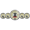 AutoMeter 2000 Prestige Series Antique Ivory 5 Gauge Spd/Fuel/Oil/Vlt/Wtr