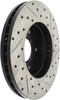 StopTech 127.42050R Sport Cross-Drilled And Slotted Disc Brake Rotor Fits 300ZX