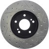 StopTech 127.42050R Sport Cross-Drilled And Slotted Disc Brake Rotor Fits 300ZX