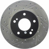 StopTech 127.42050R Sport Cross-Drilled And Slotted Disc Brake Rotor Fits 300ZX
