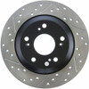 StopTech 127.40050R Sport Cross-Drilled And Slotted Disc Brake Rotor Fits S2000