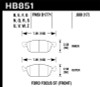 Hawk Performance HB851V.680 HT-14 Disc Brake Pad Fits 15-19 Focus MKC