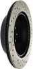 StopTech 127.44084R Sport Cross-Drilled And Slotted Disc Brake Rotor